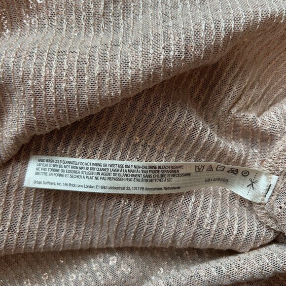 Free People long sleeve sequin top, size M - Picture 3 of 5